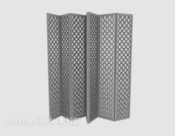 Chinese Screen Divider 3d model Chinese Screen Divider 3d model