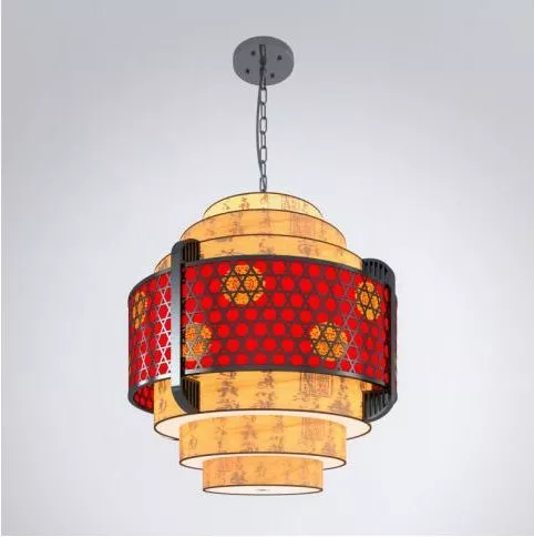 Chinese Ceiling Round Chandelier 3d model Chinese Ceiling Round Chandelier 3d model