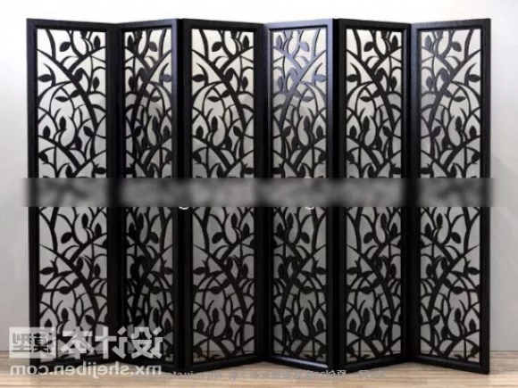 Partition Frame Islamic Pattern 3d model