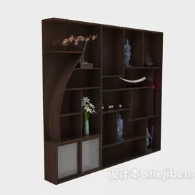 Chinese Decoration Side Cabinet 3d model