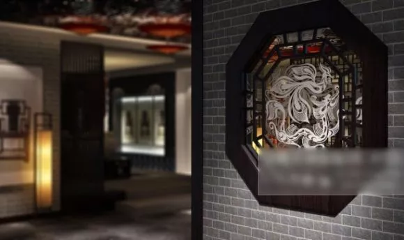Chinese Style Corridor 3d model Chinese Style Corridor 3d model