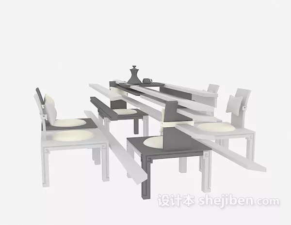 Eames Desk Chair With Wheels 3d model