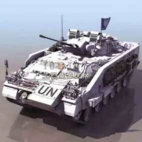Chinese Tank Weapon 3d model