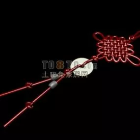 Chinese Dream Catcher Vintage Decoration 3d model