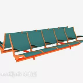 Simple Cinema Seat 3d model