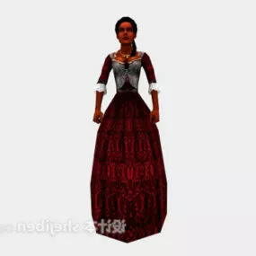 Classic Girl 3d model