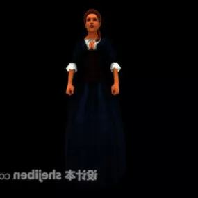 Classic Suite Woman 3d model