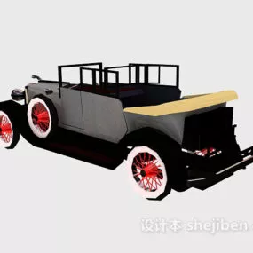 Ww1 Classic Car 3d model