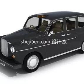 Classic Car Vintage Sedan 3d model