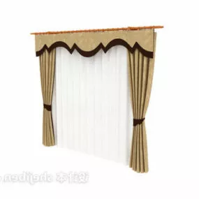County Classic Curtain 3d model