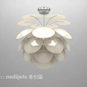 Modernism Flower Chandelier 3d model