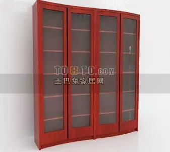 Chinese Bookcase Classical 3d model Chinese Bookcase Classical 3d model