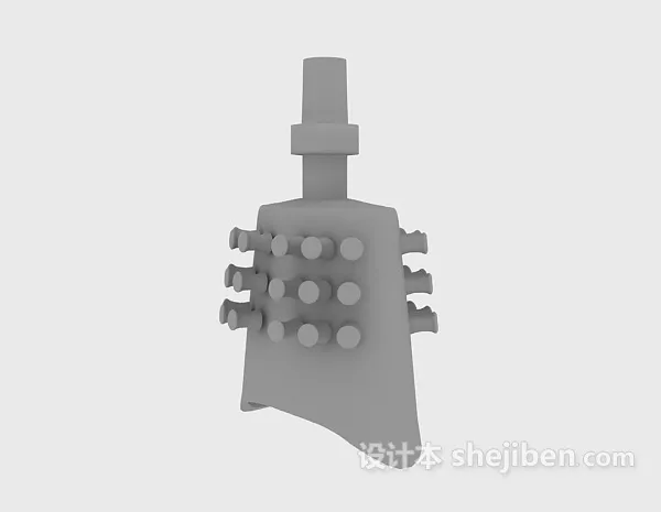 Decor Clothes Hanger Tree 3d model