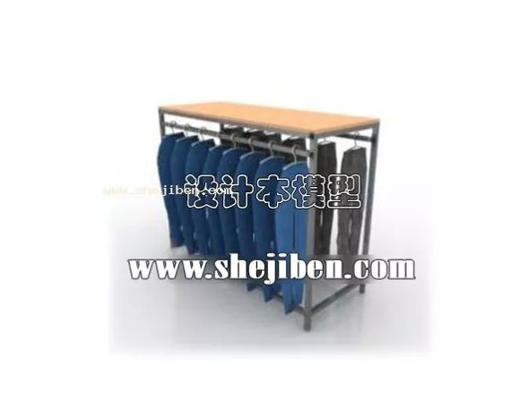 Multicolor Shelving Cabinet Unit 3d model