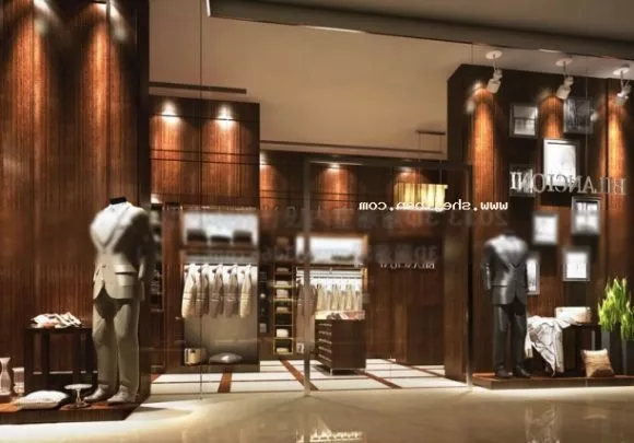 Clothing Store Interior Scene 3d model Clothing Store Interior Scene 3d model
