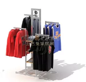 Exhibition Shelf Oval Shape 3d model