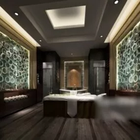 Club Interior Scene 3d model
