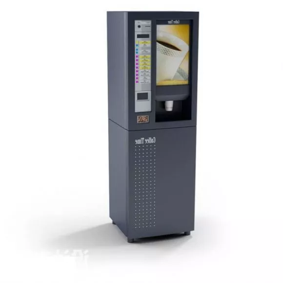 Modern Coffee Vending Machine 3d model Modern Coffee Vending Machine 3d model