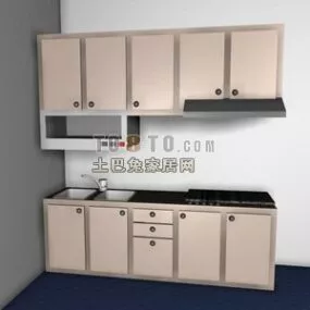 Combine Kitchen Cabinet 3d model