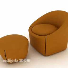 Combine Sofa Stool 3d model