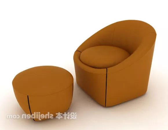 Combine Sofa Stool 3d model Combine Sofa Stool 3d model