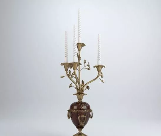 Candlestick Round Holder 3d model