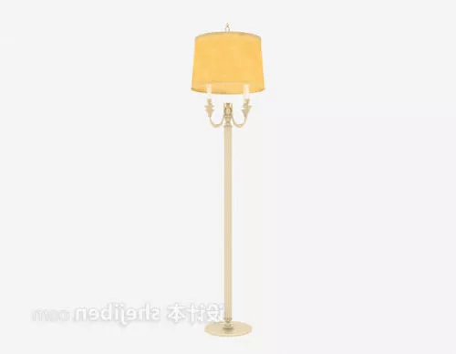 Copper European Floor Lamp 3d model Copper European Floor Lamp 3d model
