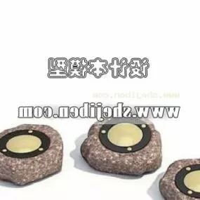 Portable Corner Light Floor Lamp 3d model