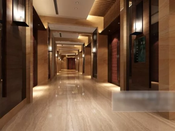 Marble Corridor 3d model Marble Corridor 3d model