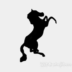 Horse Sculpture Craft Ware 3d model