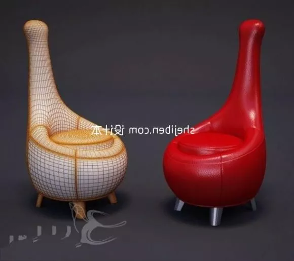 Garden Swing Chair Hanging Style 3d model