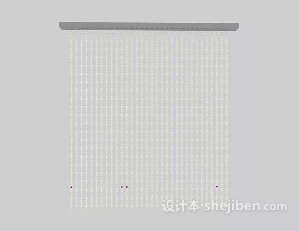 Curtain Modern Style 3d model