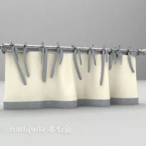 Head Curtain 3d model