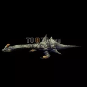 Dinosaur Animal Crawling 3d model