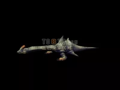 Dinosaur Animal Crawling 3d model Dinosaur Animal Crawling 3d model