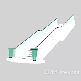 Mall Stairs 3d model