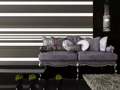 Smooth Sofa Massas Corner 3d model