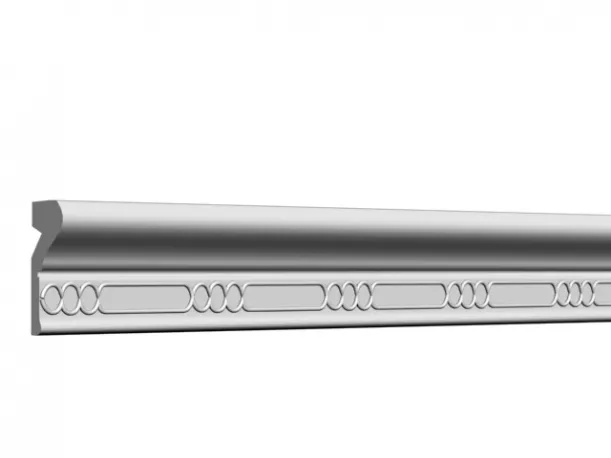 Corner Ceiling Molding Line Pattern 3d model