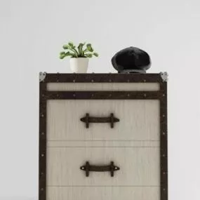 Elegant Console Table 3d model