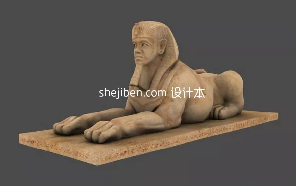Egyptian Sphinx 3d model Egyptian Sphinx 3d model