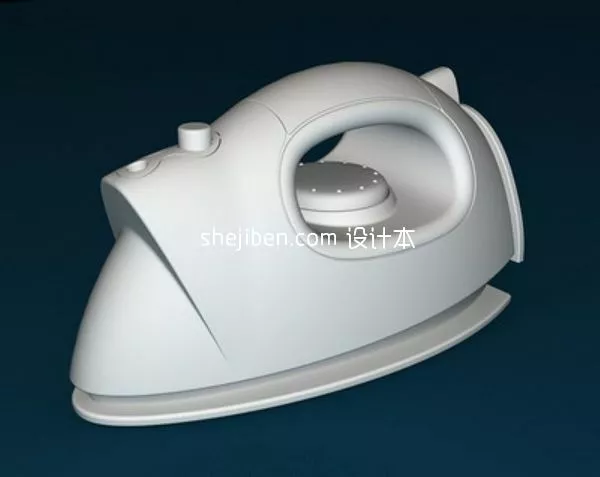 Electric Iron Smooth Edge Design 3d model Electric Iron Smooth Edge Design 3d model