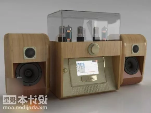 Vintage Radio Speaker 3d model