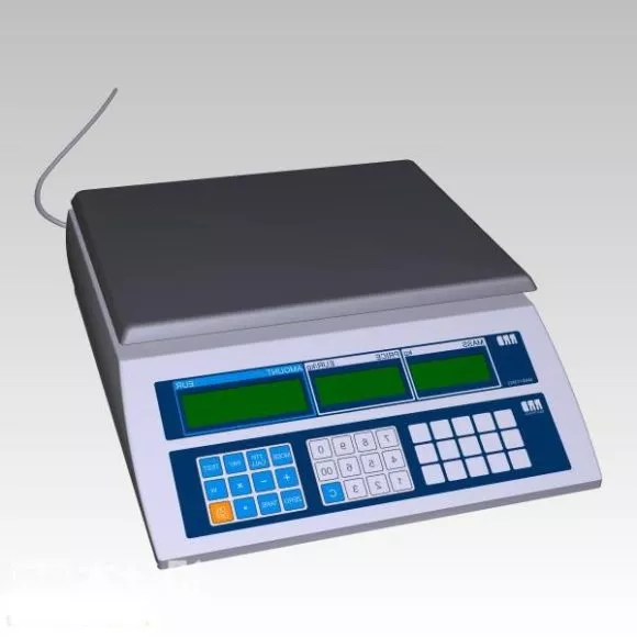 Electronic Hospital Scale 3d model Electronic Hospital Scale 3d model