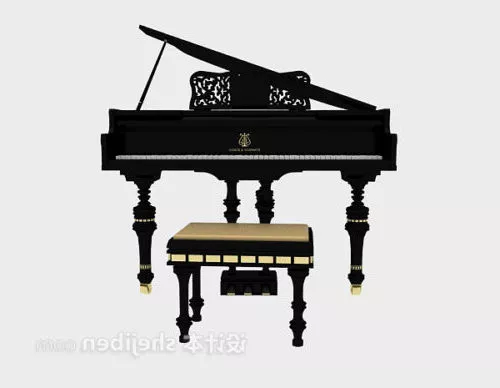 Fender Stage Piano Instrument 3d model