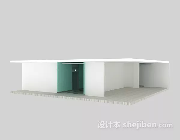 Elevator Corridor Space Interior 3d model Elevator Corridor Space Interior 3d model