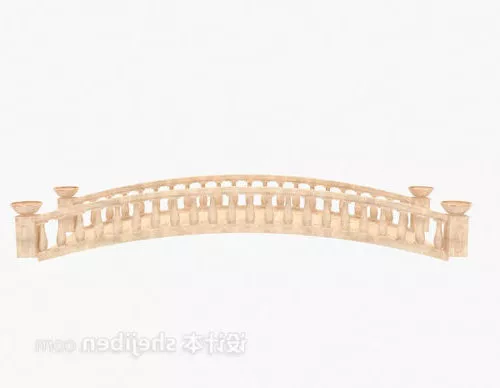 Small Garden Bridge 3d model
