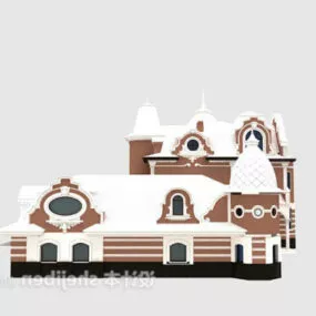 European Classic Villa 3d model