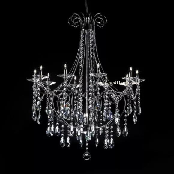 Flower Crystal Chandelier 3d model