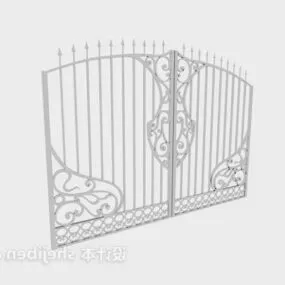 European Home Iron Gate Furniture 3d model