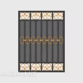 European Iron Gate Furniture 3d model